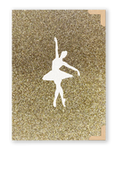 Bíblia Glitter Dourado Bailarina