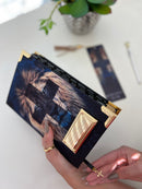 Combo Bíblia Jesus lives in me + Cartela de índice + Marcador de página + Placa grande