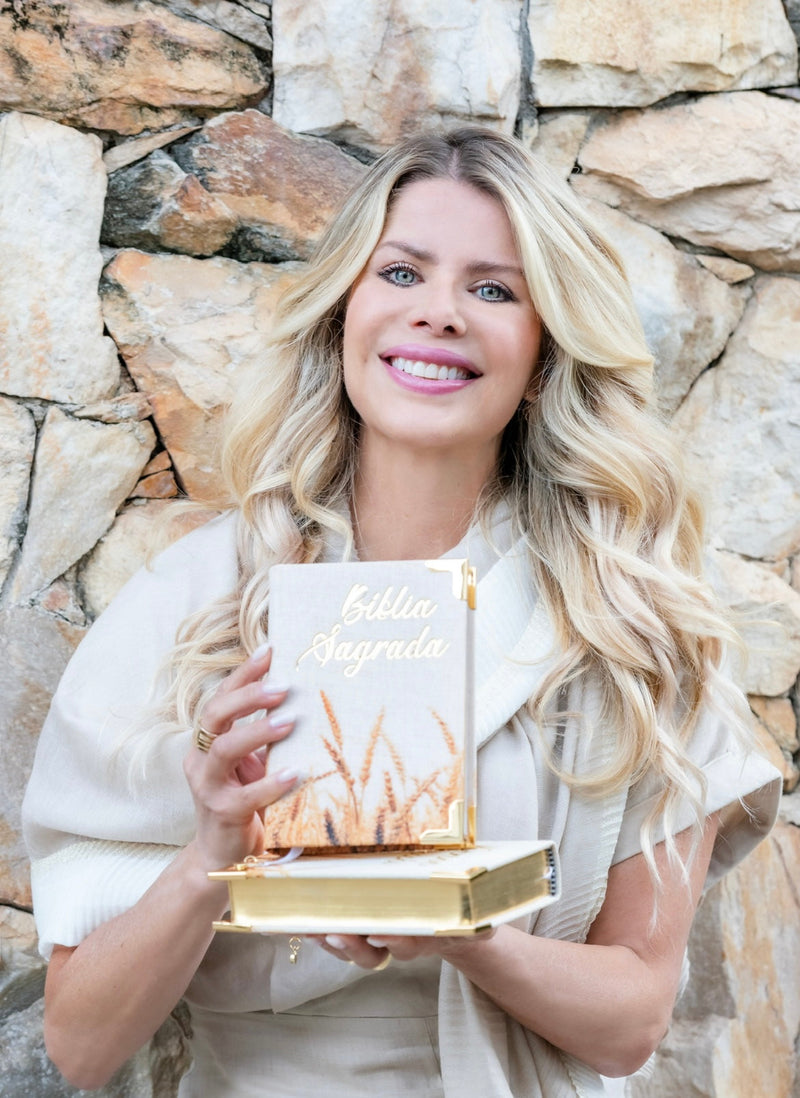 Bíblia em Linho Trigo + Forte