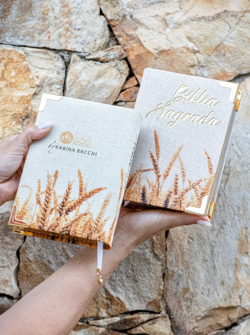 Bíblia em Linho Trigo + Forte