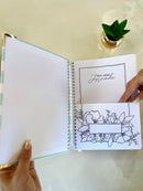 BÍBLIA ANOTE JORNADA CAPA FLORES - PRONTA ENTREGA