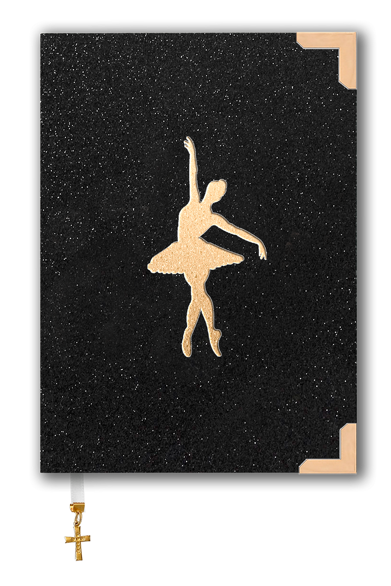 Bíblia Glitter Mar Negro Desenhos