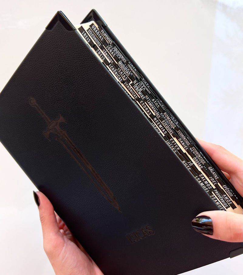 Bíblia Courino preto Espada do Espirito