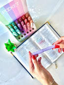 Marca textos tom pasteis