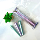 Combo Estojinho + 3 Marcas texto tons pasteis